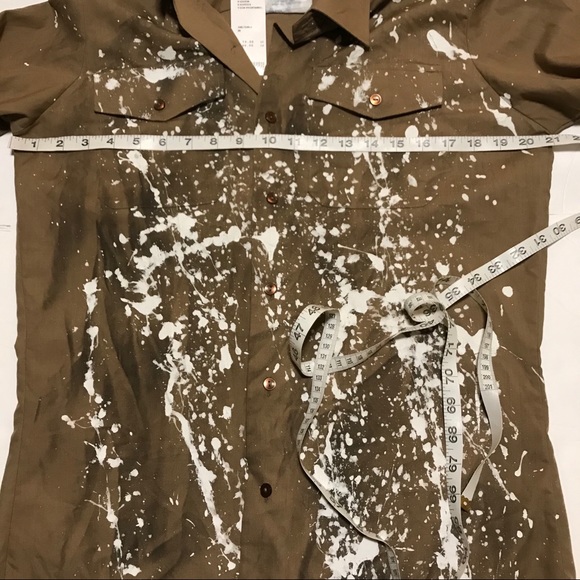 Urban Renewal Vintage Paint Splattered Work Shirt - Picture 6 of 8